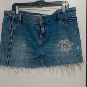 Vintage Women's Jean mini skirt